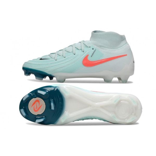 Chaussures Nike Phantom Luna Elite FG Menthe Rouge Atomique Noir Cassé
