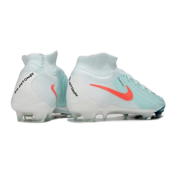 Chaussures Nike Phantom Luna Elite FG Menthe Rouge Atomique Noir Cassé