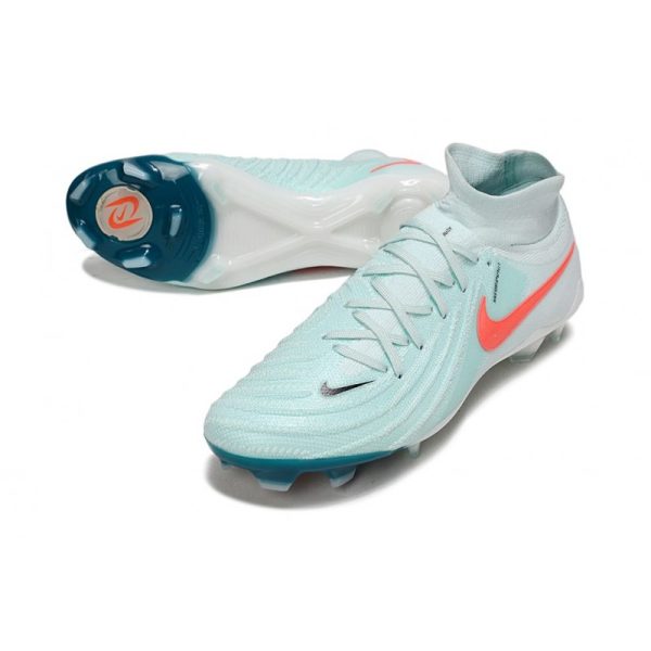 Chaussures Nike Phantom Luna Elite FG Menthe Rouge Atomique Noir Cassé