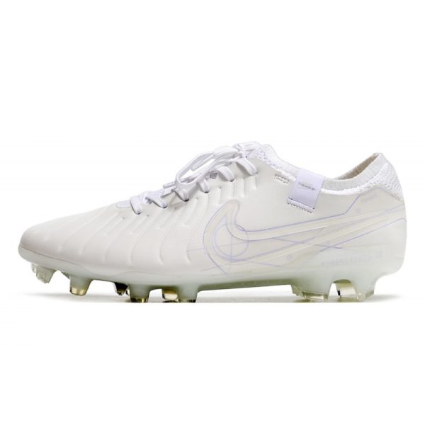Chaussures Nike Tiempo Legend X Elite FG Blanc