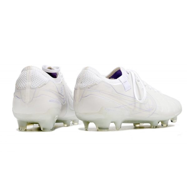 Chaussures Nike Tiempo Legend X Elite FG Blanc