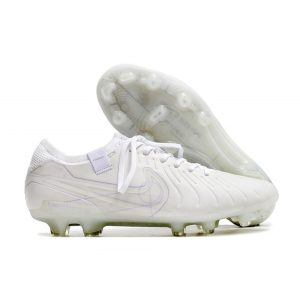 Chaussures de foot Nike Tiempo Legend X Elite FG Blanc