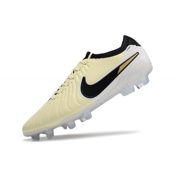 Chaussures Nike Tiempo Legend X Elite FG Crampon de Foot Nike Tiempo Legend X Elite FG Mad Ready - Lemonade Noir
