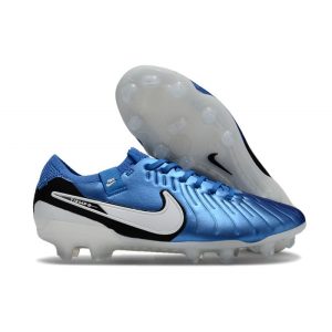 Chaussures de foot Nike Tiempo Legend X Elite FG Envol Blanc