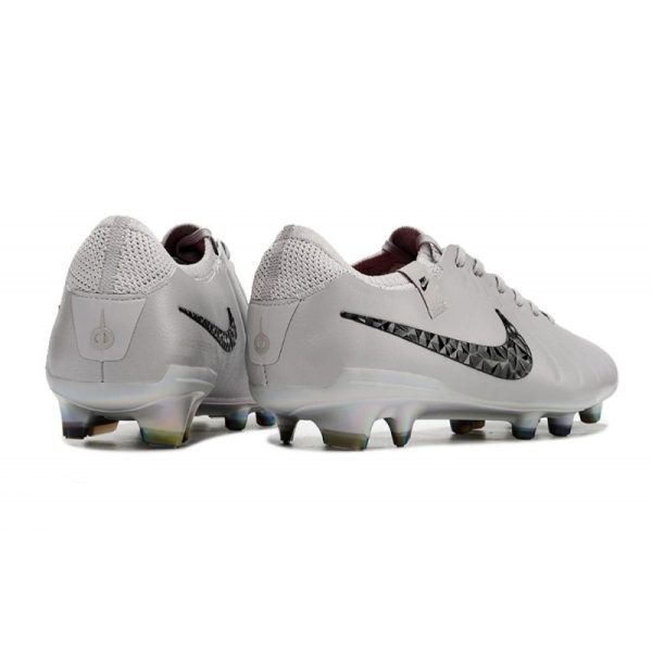 Chaussures Nike Tiempo Legend X Elite FG Gris Atmosphère Noir