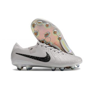 Chaussures Nike Tiempo Legend X Elite FG Gris Atmosphère Noir