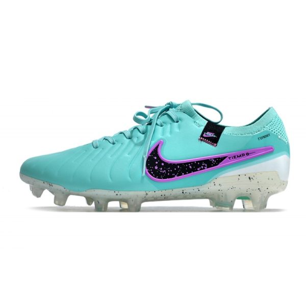 Chaussures Nike Tiempo Legend X Elite FG Hyper Turque Noir
