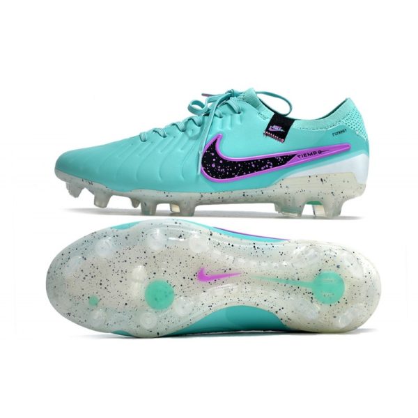 Chaussures Nike Tiempo Legend X Elite FG Hyper Turque Noir