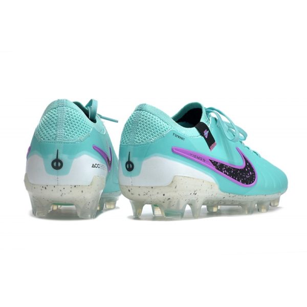 Chaussures Nike Tiempo Legend X Elite FG Hyper Turque Noir