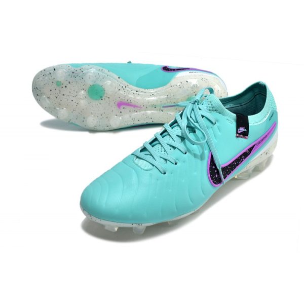 Chaussures Nike Tiempo Legend X Elite FG Hyper Turque Noir
