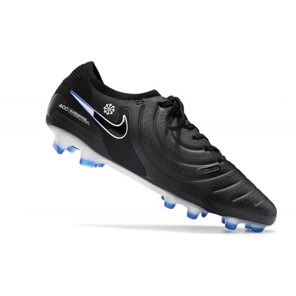 Chaussures Nike Tiempo Legend X Elite FG Noir Chrome Hyper Royal