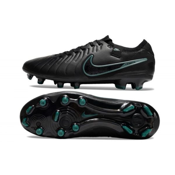 Chaussures Nike Tiempo Legend X Elite FG Noir Jungle