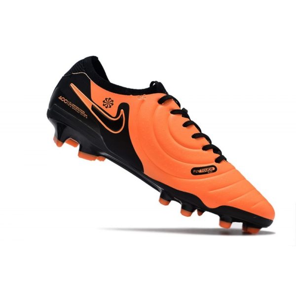 Chaussures Nike Tiempo Legend X Elite FG Orange Noir