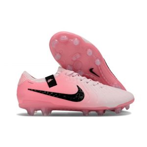 Chaussures Nike Tiempo Legend X Elite FG Rose Mousse Noir