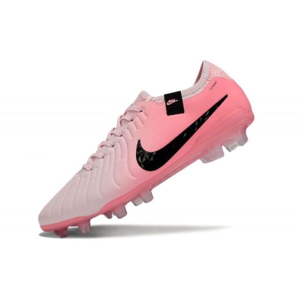 Chaussures Nike Tiempo Legend X Elite FG Rose Mousse Noir