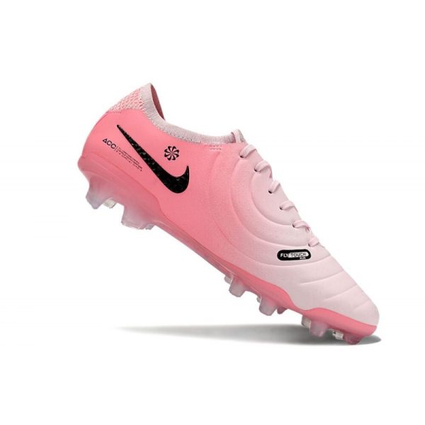 Chaussures Nike Tiempo Legend X Elite FG Rose Mousse Noir