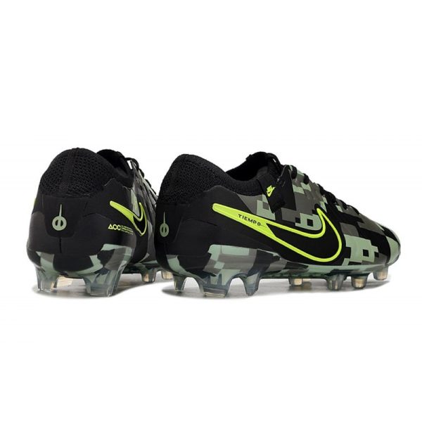 Chaussures Nike Tiempo Legend X Elite FG Vert Noir