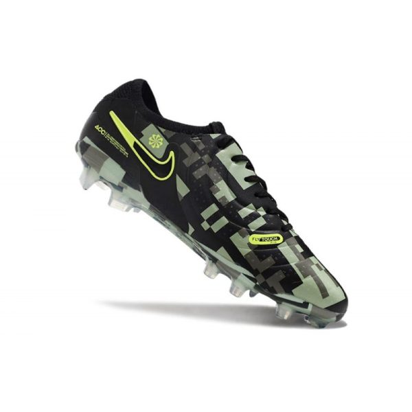 Chaussures Nike Tiempo Legend X Elite FG Vert Noir
