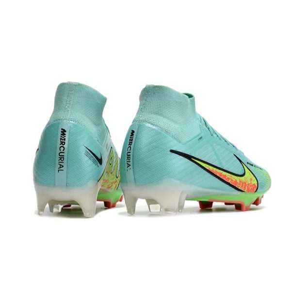 Chaussures Nike Zoom Mercurial Superfly IX Elite FG Bleu Jaune