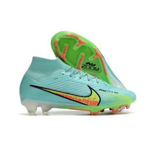 Chaussures Nike Zoom Mercurial Superfly IX Elite FG Bleu Jaune
