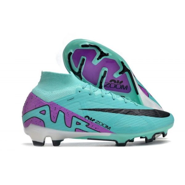 Chaussures Nike Zoom Mercurial Superfly IX Elite FG Hyper Turque Fuchsia Rêve Noir Blanc