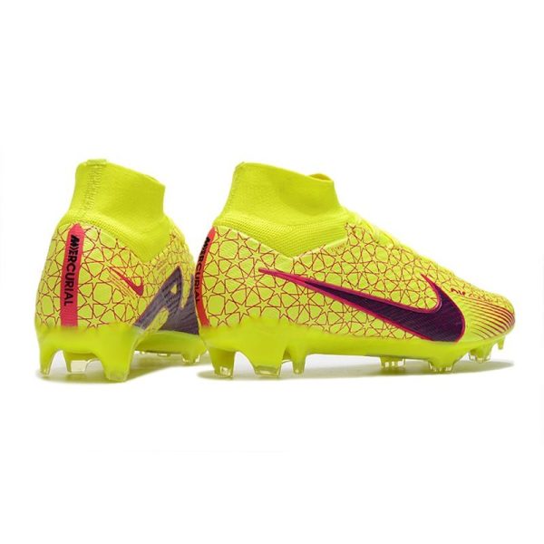Chaussures Nike Zoom Mercurial Superfly IX Elite FG Jaune Rouge