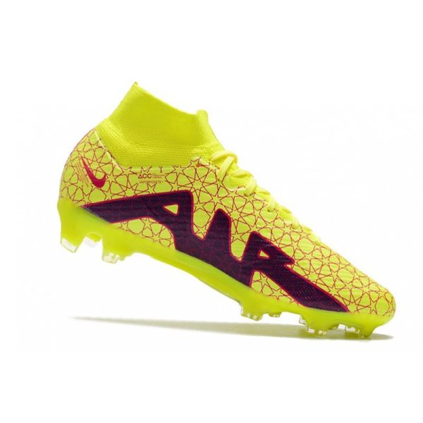 Chaussures Nike Zoom Mercurial Superfly IX Elite FG Jaune Rouge