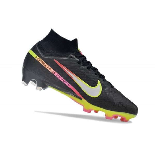 Chaussures Nike Zoom Mercurial Superfly IX Elite FG MR Noir Argentee