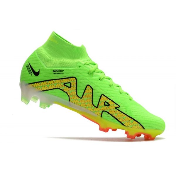 Chaussures Nike Zoom Mercurial Superfly IX Elite FG Vert Jaune