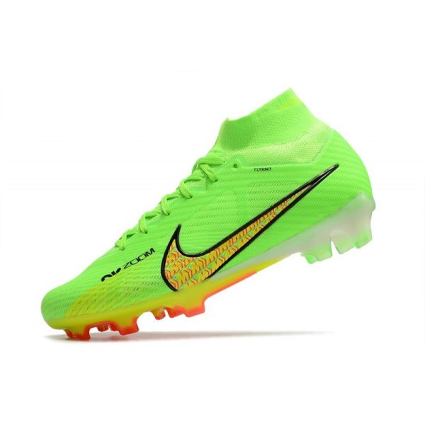 Chaussures Nike Zoom Mercurial Superfly IX Elite FG Vert Jaune