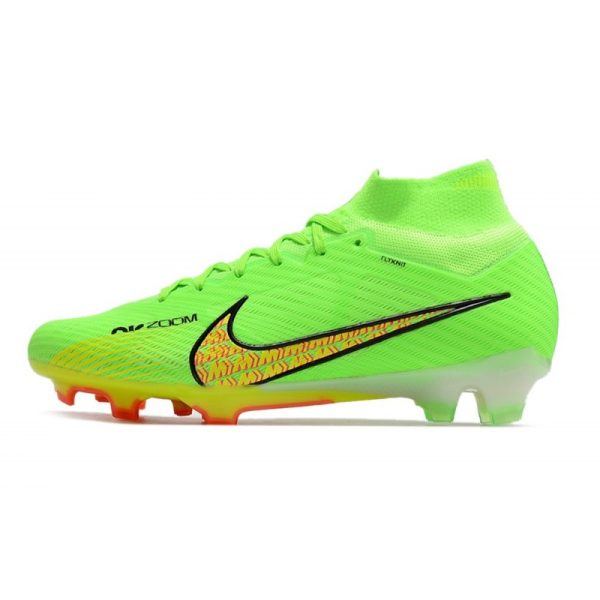 Chaussures Nike Zoom Mercurial Superfly IX Elite FG Vert Jaune