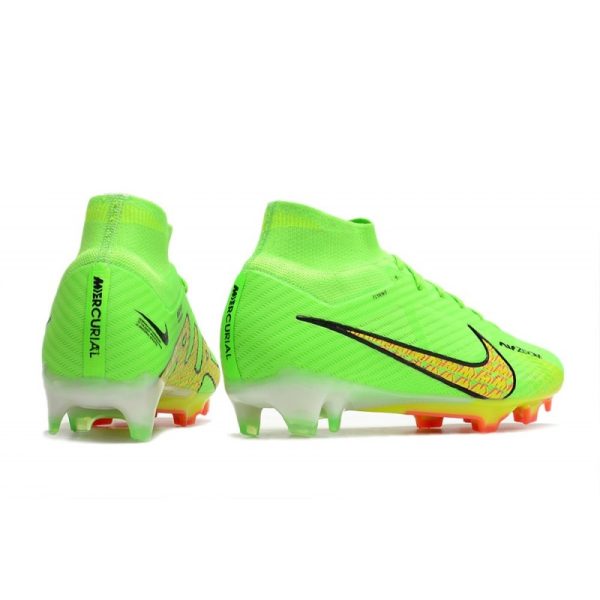 Chaussures Nike Zoom Mercurial Superfly IX Elite FG Vert Jaune