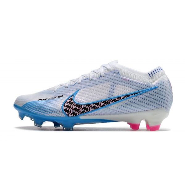 Chaussures Nike Zoom Mercurial Vapor 15 Elite FG Blanc Bleu