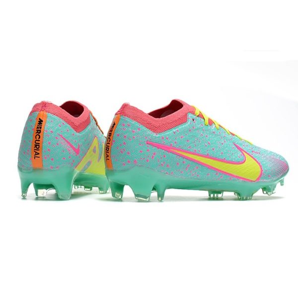 Chaussures Nike Zoom Mercurial Vapor 15 Elite FG Bleu Jaune