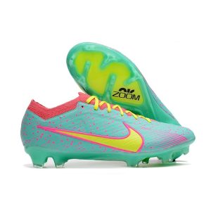 Chaussures Nike Zoom Mercurial Vapor 15 Elite FG Bleu Jaune