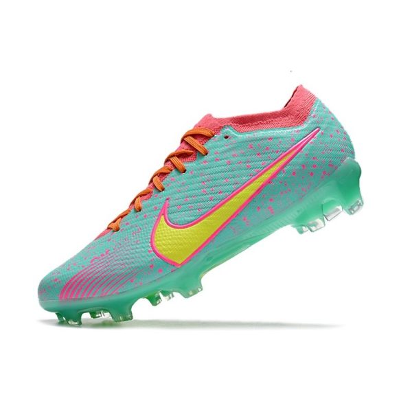 Chaussures Nike Zoom Mercurial Vapor 15 Elite FG Bleu Jaune