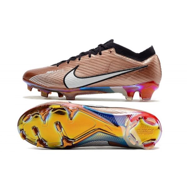 Chaussures Nike Zoom Mercurial Vapor 15 Elite FG Cuivre Métallique