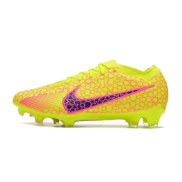 Chaussures Nike Zoom Mercurial Vapor 15 Elite FG Jaune Rosa