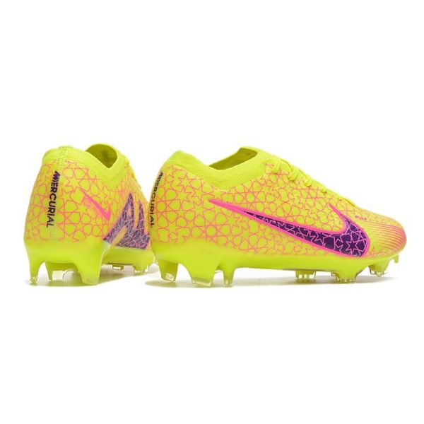 Chaussures Nike Zoom Mercurial Vapor 15 Elite FG Jaune Rosa
