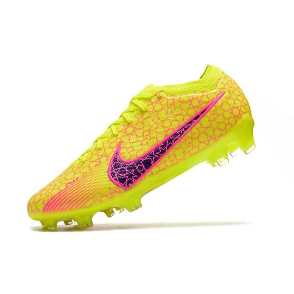Chaussures Nike Zoom Mercurial Vapor 15 Elite FG Jaune Rosa