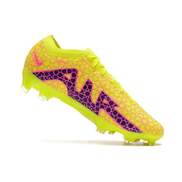 Chaussures Nike Zoom Mercurial Vapor 15 Elite FG Jaune Rosa