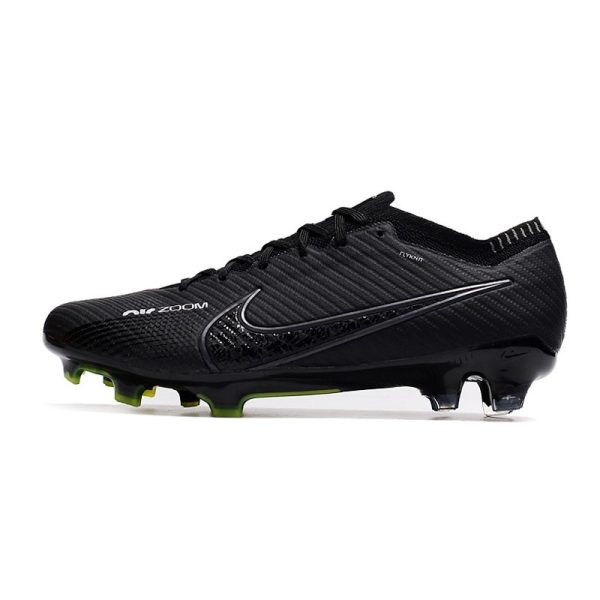 Chaussures Nike Zoom Mercurial Vapor 15 Elite FG Shadow - Noir Gris Blanc Jaune Fluo