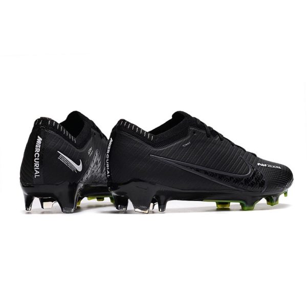 Chaussures Nike Zoom Mercurial Vapor 15 Elite FG Shadow - Noir Gris Blanc Jaune Fluo