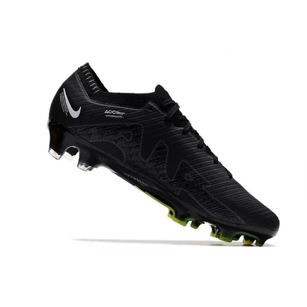 Chaussures Nike Zoom Mercurial Vapor 15 Elite FG Shadow - Noir Gris Blanc Jaune Fluo