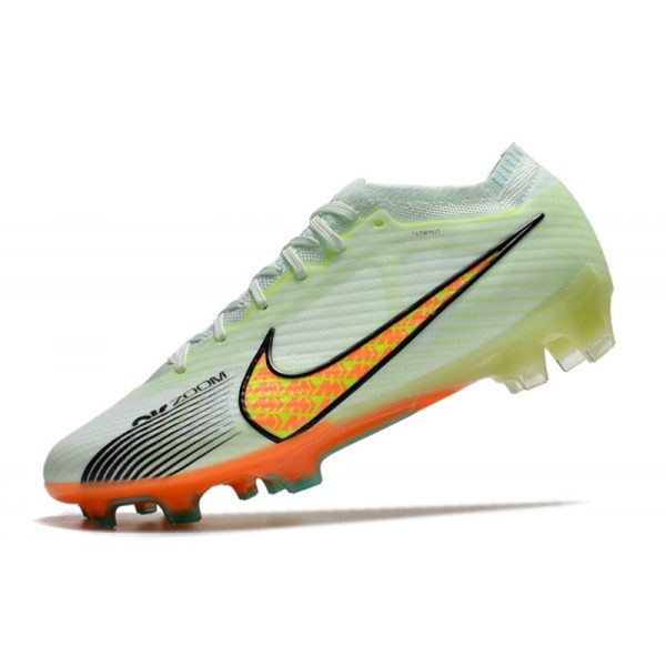 Chaussures Nike Zoom Mercurial Vapor 15 Elite FG Vert Orange