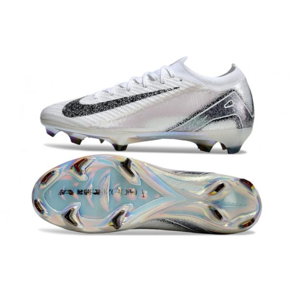Chaussures de Football Nike Mercurial Vapor 16 Elite FG Blanc Noir