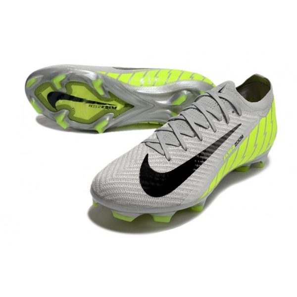 Chaussures de Football Nike Mercurial Vapor 16 Elite FG Gris Vert Noir