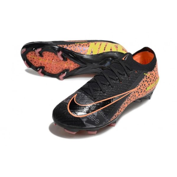 Chaussures de Football Nike Mercurial Vapor 16 Elite FG Noir Orange