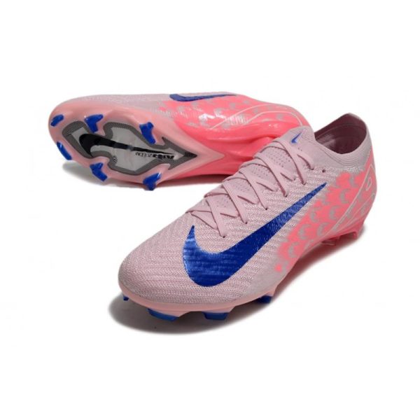 Chaussures de Football Nike Mercurial Vapor 16 Elite FG Rose Bleu