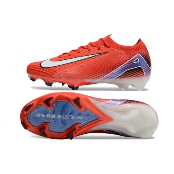 Chaussures de Football Nike Mercurial Vapor 16 Elite FG Rouge Blanc